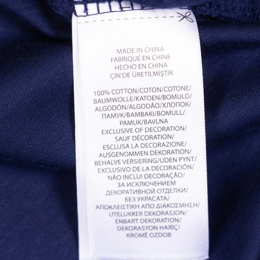 Polo Ralph Lauren Shirt Mens 3XB Navy Blue Cotton Embroidered Flesh Pony Logo